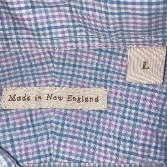 Made in New England BUTTON DOWN Size L - Picture 8 of 10